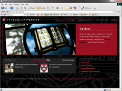 طراحی وبسایت هاروارد